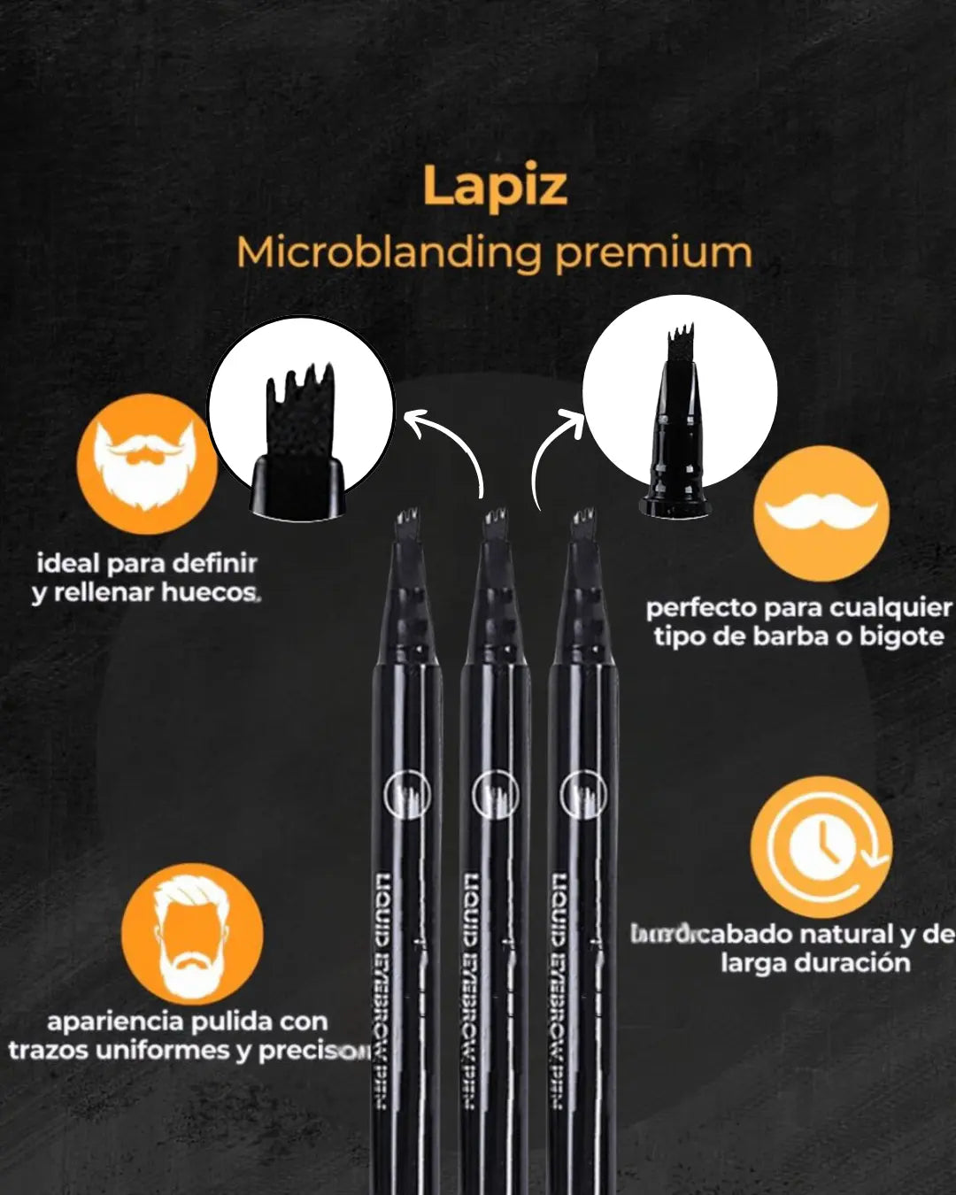 LAPIZ MICROBLADING PARA CEJAS Y BARBA PREMIUM !
