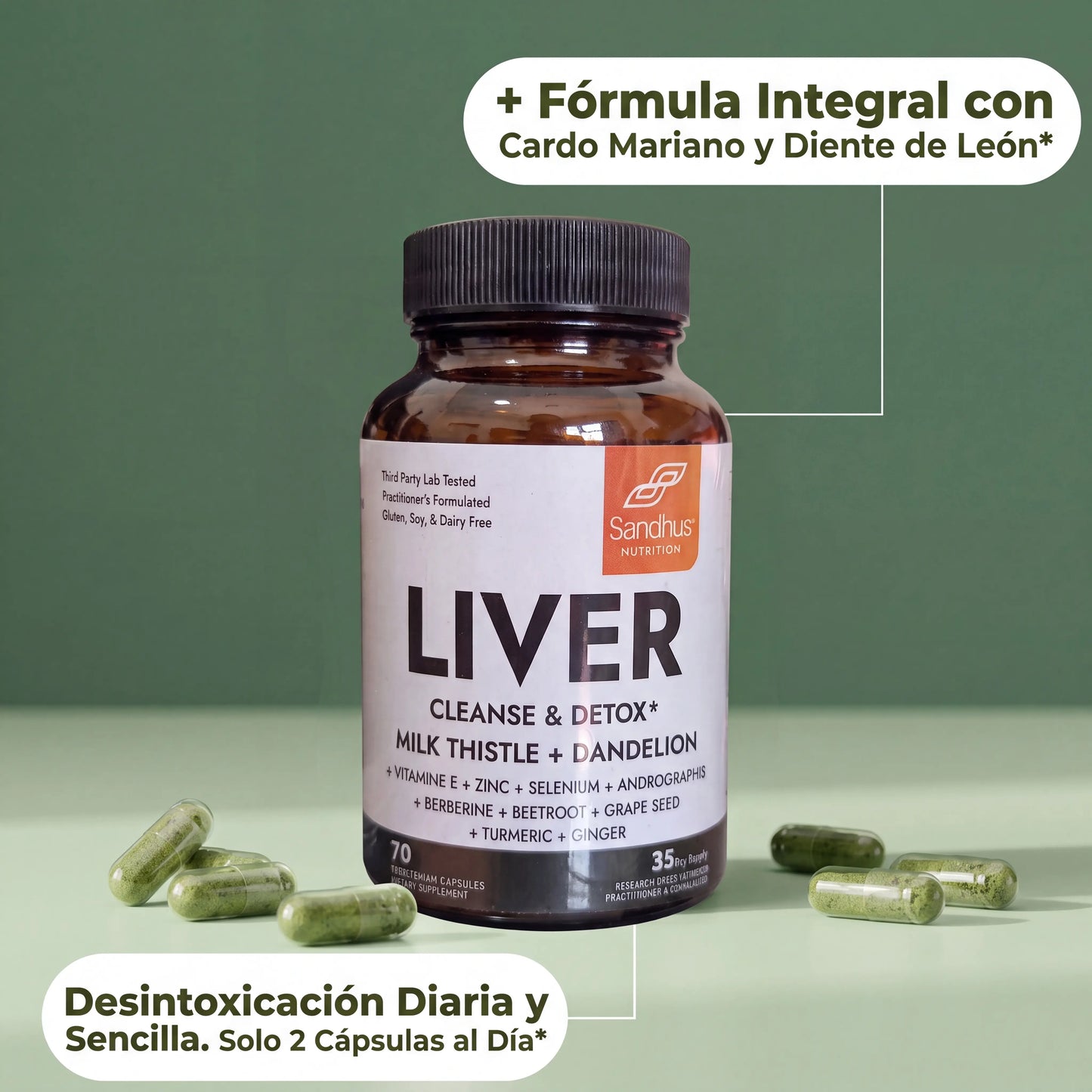 LIVER Cleanse & Detox (70 Cápsulas)