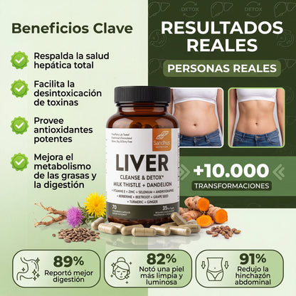 LIVER Cleanse & Detox (70 Cápsulas)