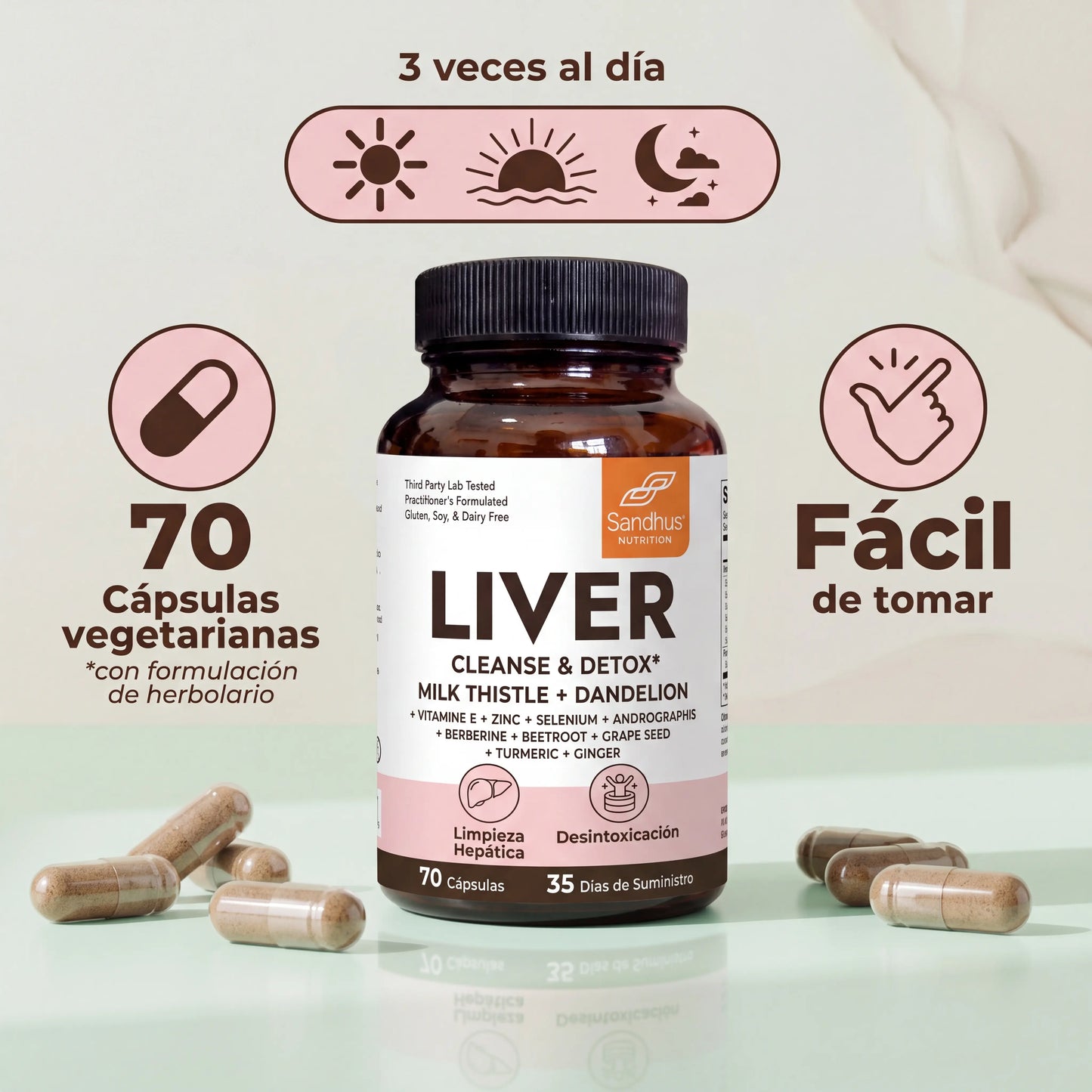 LIVER Cleanse & Detox (70 Cápsulas)