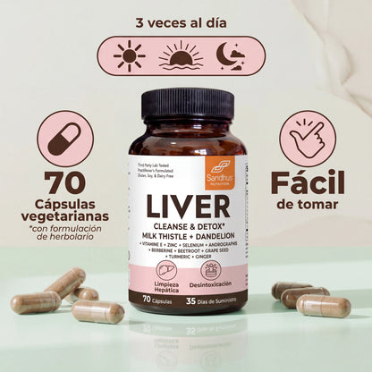 LIVER Cleanse & Detox (70 Cápsulas)